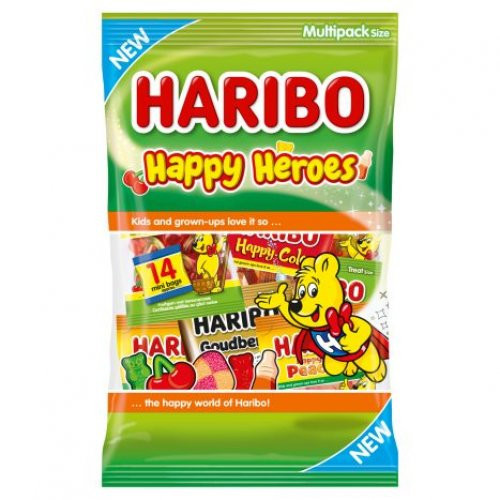 Haribo Happy Heroes Minis 350 g.