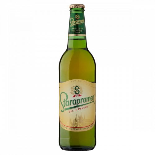 Staropramen minőségi világos sör 5% 0,5 l