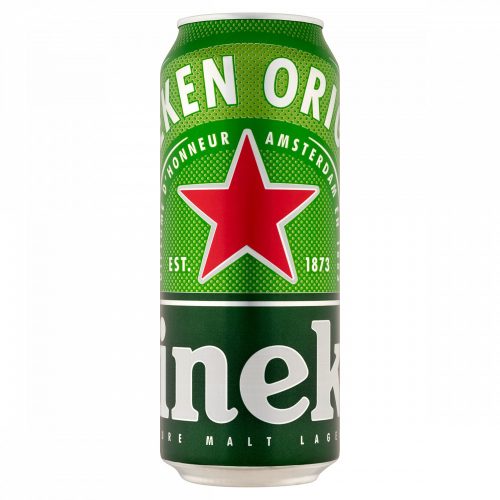 Heineken Original minőségi világos sör 5% 0,5 l doboz