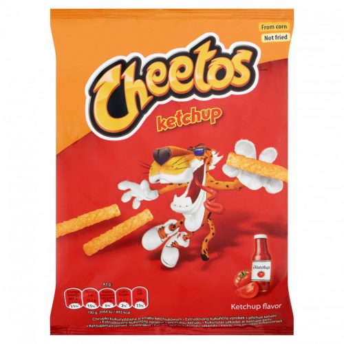 Cheetos ketchup ízesítésű kukoricasnack 43 g