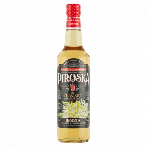 Piroska bodza ízesítésű gyümölcsszörp 0,7 l