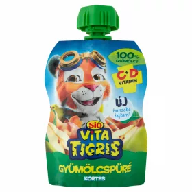 SIO Vitatigris Körte püré 100% 90g