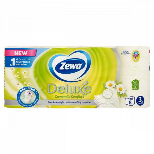 Zewa Deluxe Camomile Comfort toalettpapír 3 rétegű 8 tekercs