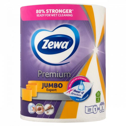 Zewa Premium Jumbo háztartási papírtörlő 3 rétegű 1 tekercs