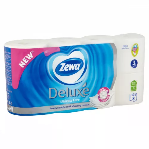 Zewa Deluxe Delicate Care toalettpapír 3 rétegű 8 tekercs