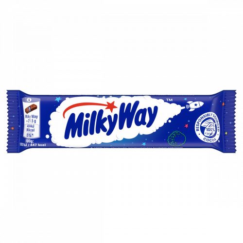 Milky Way tejcsokoládéba mártott szelet tejes krém töltelékkel 21,5 g