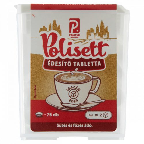 Politur Polisett édesítő tabletta 75 db 10,65 g