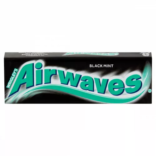 AIRWAVES BLACKMINT DRAZSÉ RÁGÓGUMI 14G  "R"