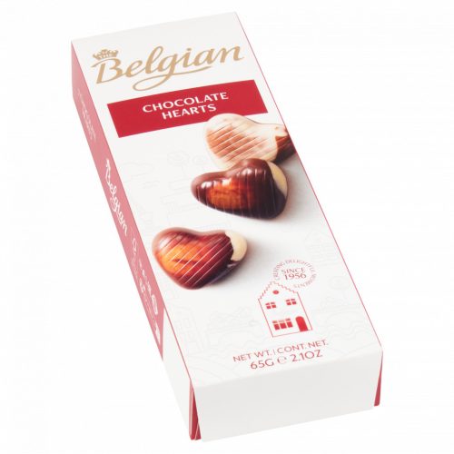 BELGIAN HEARTS HAZELNUT SZÍVDESSZERT 65G