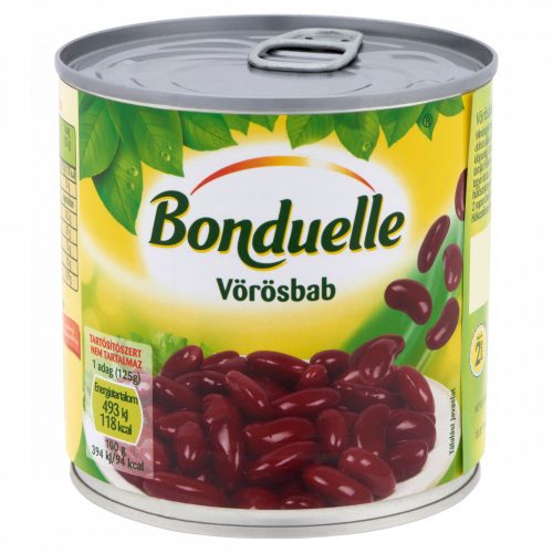 BONDUELLE VÖRÖSBAB NATÚR 400G
