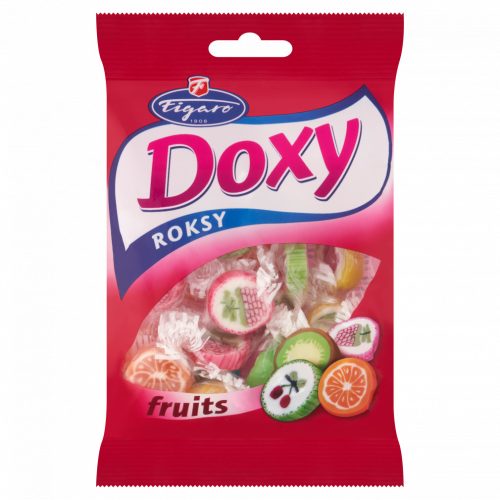 Figaro Doxy Roksy Fruits vegyes gyümölcs ízű cukorkák 90 g