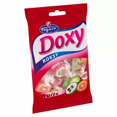 Doxy Roksy fruits figurás keménycukorka 90g /18/