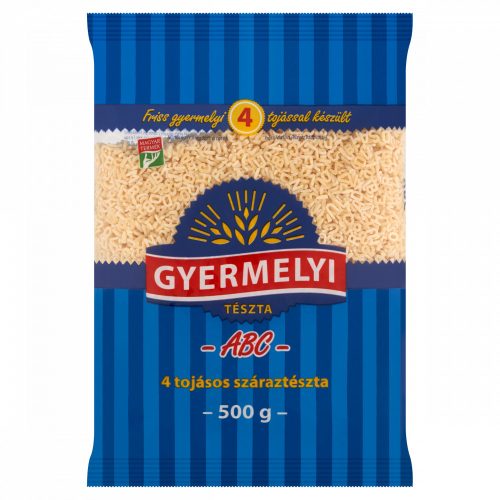 Gyermelyi ABC 4 tojásos száraztészta 500 g