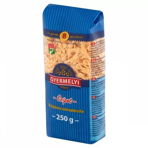 GYERMELYI TÉSZTA 8TOJ.CSIPET 250G