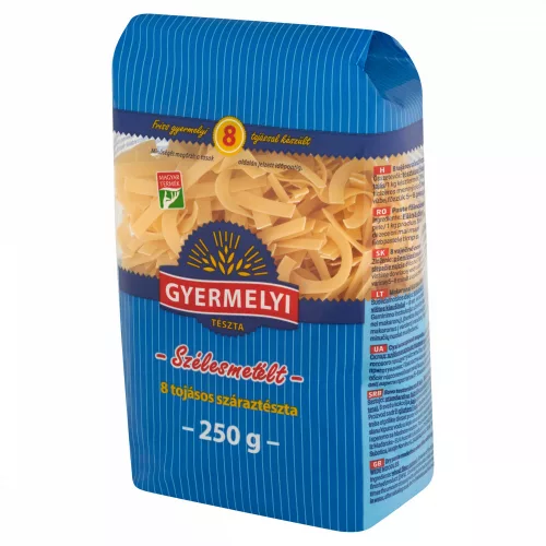 GYERMELYI TÉSZTA 8TOJ.SZÉLESMETÉLT 250G