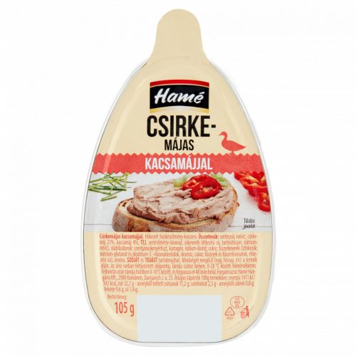 Hamé csirkemájas kacsamájjal 105 g