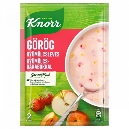 Knorr görög gyümölcsleves gyümölcsdarabokkal 54 g