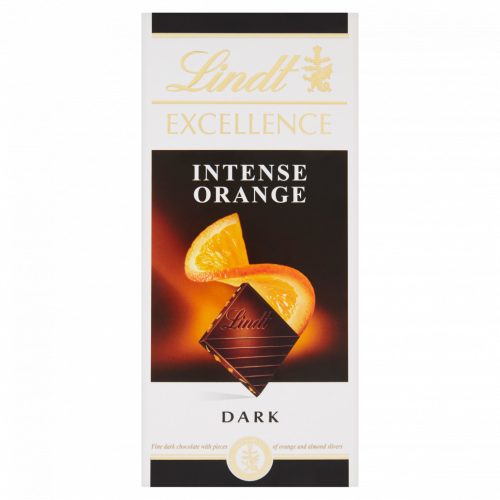 Lindt Excellence Intense Orange narancsos és mandulás étcsokoládé 100 g