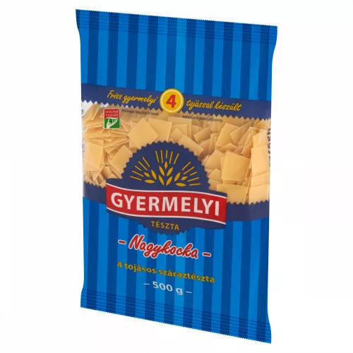 GYERMELYI TÉSZTA 4TOJ.NAGYKOCKA 500G