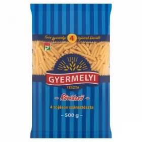 GYERMELYI TÉSZTA 4TOJ.RÖVIDCSŐ 500G
