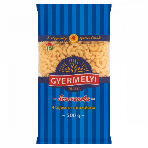 Gyermelyi szarvacska 4 tojásos száraztészta 500 g