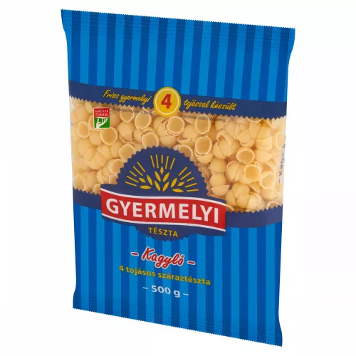 GYERMELYI TÉSZTA 4TOJ. KAGYLÓ 500G