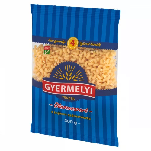 GYERMELYI TÉSZTA 4TOJ.OLASZ CSAVART 500G