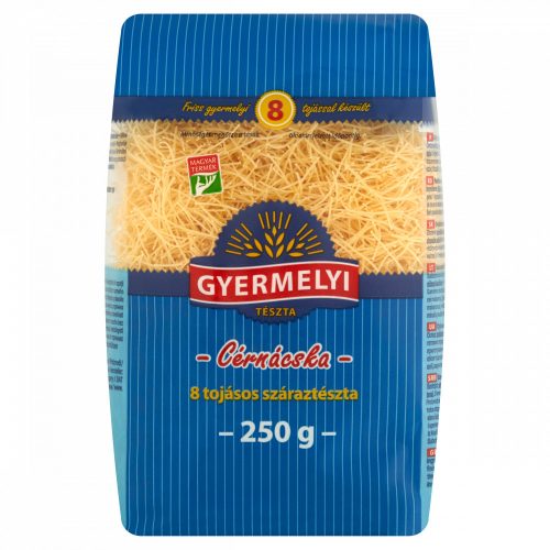 Gyermelyi cérnácska 8 tojásos száraztészta 250 g