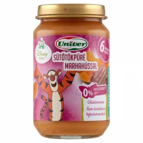 BÉBI SÜTŐTÖKPÜRÉ MARHAHÚSSAL 180ML 163G 6HÓ