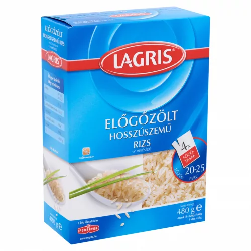 PODRAVKA Lagris Előgőzölt Főzőtas. rizs 480g