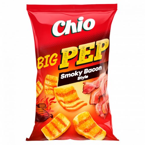 Chio Big Pep Smoky Bacon Style bacon ízű búza-burgonyasnack 65 g