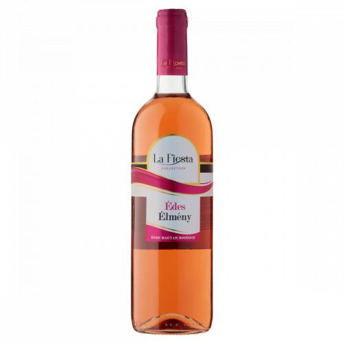 La Fiesta Édes Élmény Duna-Tisza közi cuvée édes magyar rosébor 10,5% 750 ml