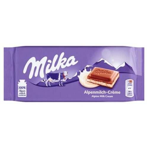 Milka Alpesi Tejkrémes 100g /22/