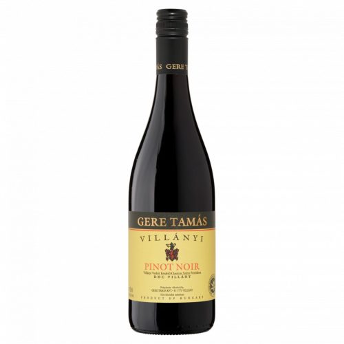 Gere Tamás Villányi Pinot Noir classicus száraz vörösbor 14% 750 ml