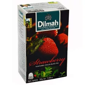 Dilmah Strawberry fekete tea 20*1,5g/12/
