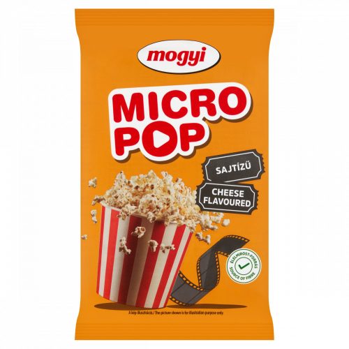 Mogyi Micro Pop sajtízű, mikrohullámú sütőben elkészíthető pattogatni való kukorica 100 g