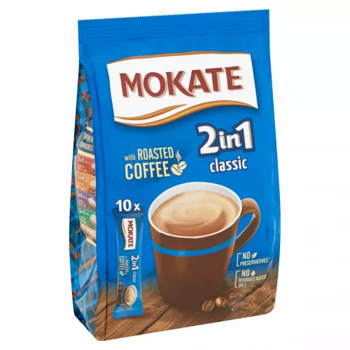 Mokate instant kávé 2in1 10*14g új