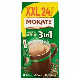 Mokate instant kávé 3in1 XXL Irish 20*17g+4db gratis új