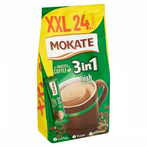 Mokate instant kávé 3in1 XXL Irish 20*17g+4db gratis új