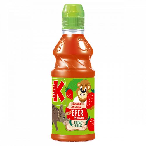 Kubu sárgarépa-alma-banán-eper-őszibarack ital 300 ml