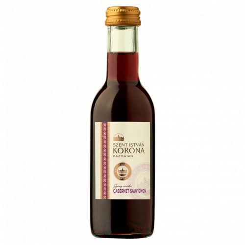 Szent István Korona Pázmándi Cabernet Sauvignon száraz vörösbor 187 ml