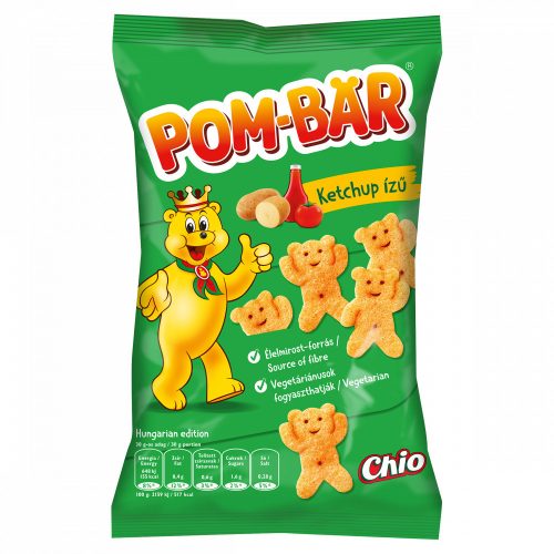 Pom-Bär ketchup ízű burgonyasnack 50 g