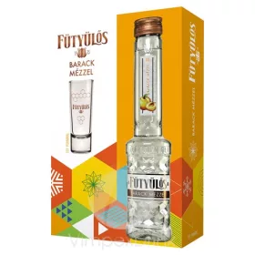 Fütyülős Mézes Barack 0,5l 24,5%+pohár