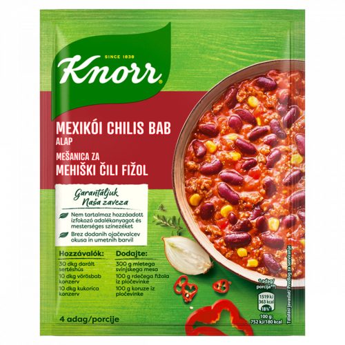 Knorr mexikói chilis bab alap 50 g