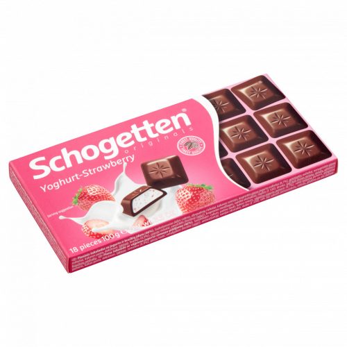 Schogetten Táblás Yoghurt-eper 100g /15/