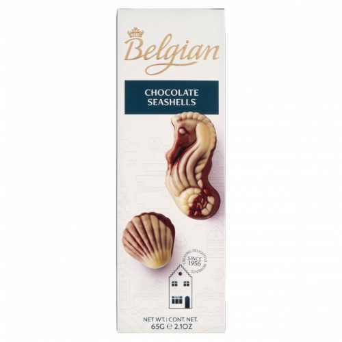 The Belgian Chocolate Seashells belga csokoládé praliné 7 db 65 g