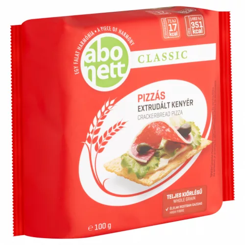 Abonett extrudált kenyér pizzás 100g /12