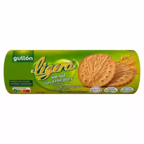   Gullón Ligera sómentes keksz hozzáadott cukor nélkül, édesítőszerrel 200 g