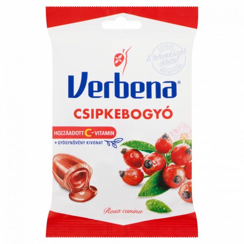 Verbena töltött keménycukorka csipkebogyó kivonattal és C-vitaminnal 60 g