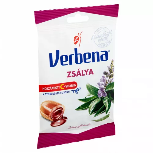 Verbena töltött cukorka Zsálya 60g /20/